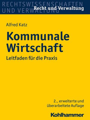 cover image of Kommunale Wirtschaft